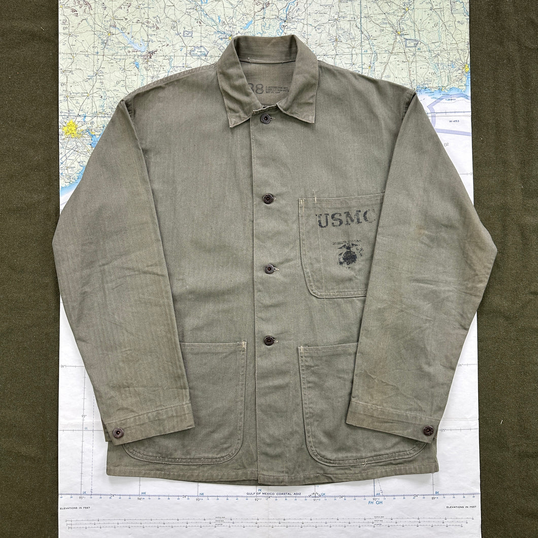 USMC P41 HBT Fatigue Shirt - Mint Condition