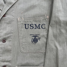 Load image into Gallery viewer, Mint Condition USMC P41 HBT Fatigue Shirt
