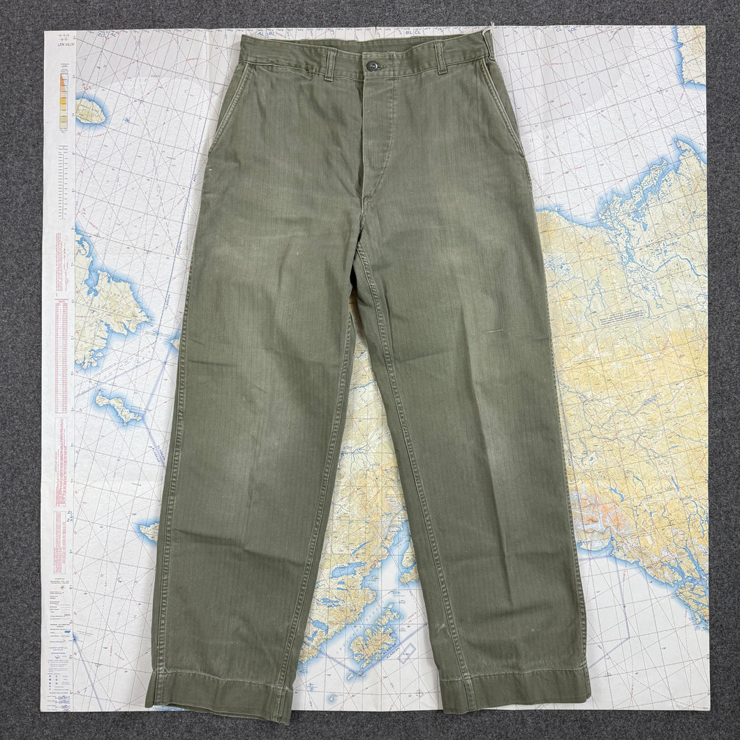 USMC P53 HBT Fatigue Trousers - Size 32