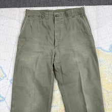 Load image into Gallery viewer, USMC P53 HBT Fatigue Trousers - Size 32

