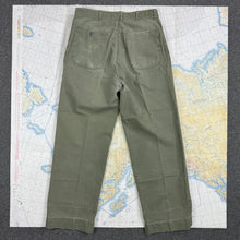 Load image into Gallery viewer, USMC P53 HBT Fatigue Trousers - Size 32
