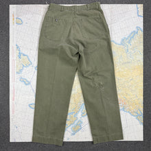 Load image into Gallery viewer, USMC P53 HBT Fatigue Trousers - Size 33
