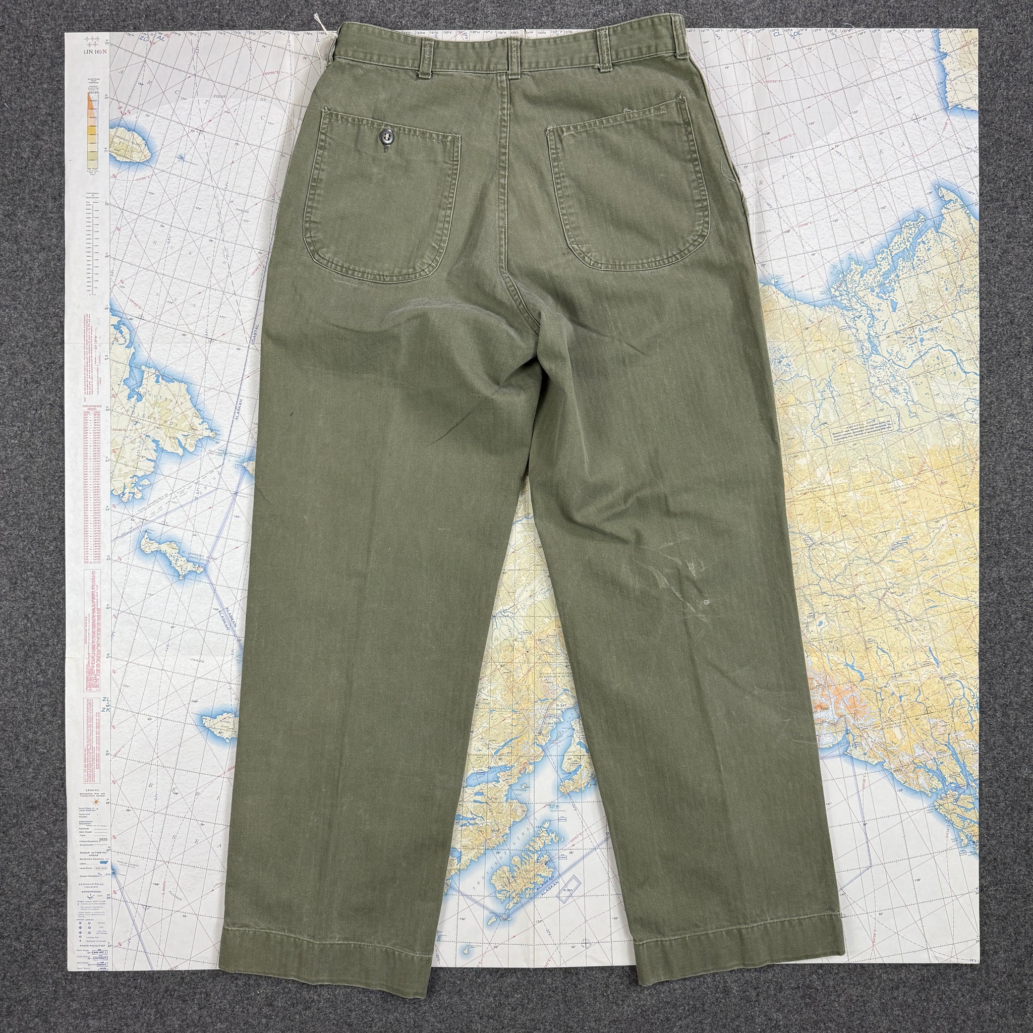 USMC P53 HBT Fatigue Trousers - Size 33 – The Major's Tailor