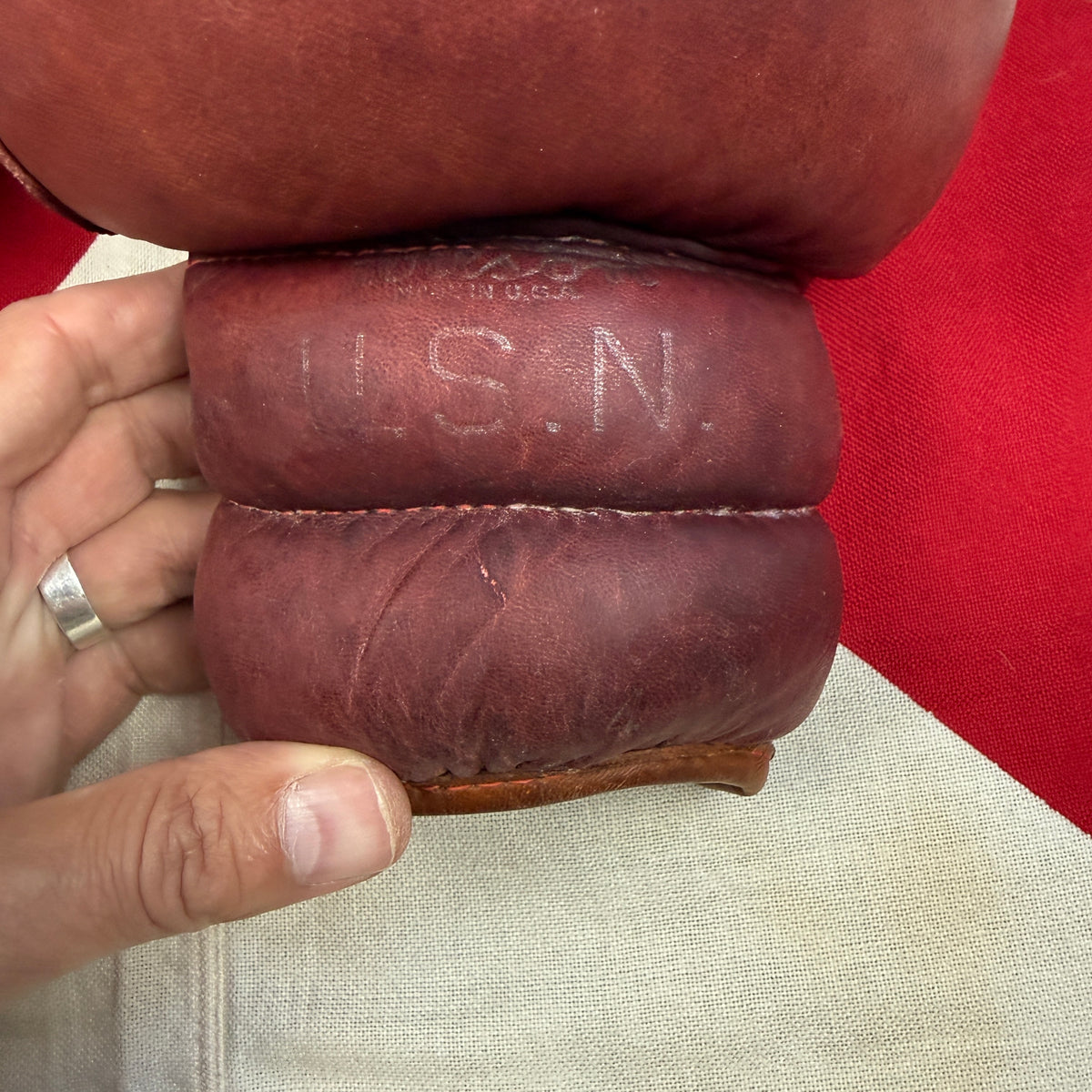 USN WW2 Boxing Gloves