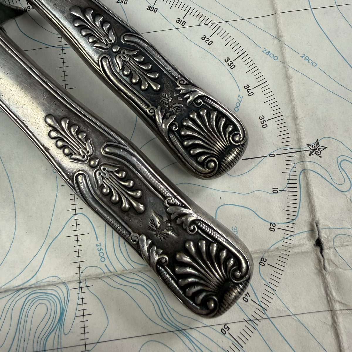 US Navy 1900s/1920s Carving Set