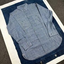 Load image into Gallery viewer, US Navy Late 40s Chambray Shirt Deadstock
