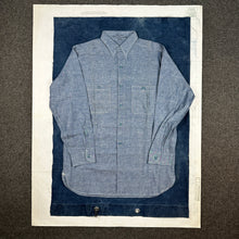 Load image into Gallery viewer, US Navy Late 40s Chambray Shirt Deadstock
