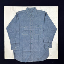 Load image into Gallery viewer, US Navy WW2 Chambray Shirt &#39;One Wash&#39; Mint Condition
