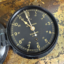 Load image into Gallery viewer, US Navy 1944 Seth Thomas Ship&#39;s Clock
