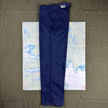 Load image into Gallery viewer, Deadstock US Navy WW2 Denim Dungaree Pants Size 35x33
