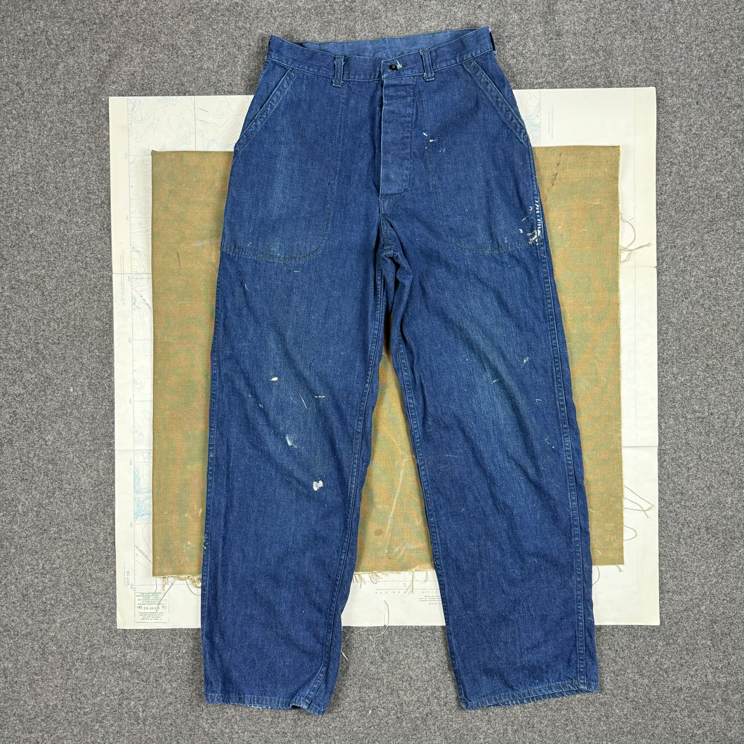 US Navy WW2 Denim Dungaree Pants