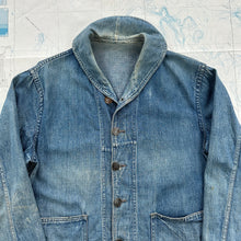Load image into Gallery viewer, US Navy 1930s Denim Shawl Jacket - Size Medium
