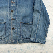 Load image into Gallery viewer, US Navy 1930s Denim Shawl Jacket - Size Medium

