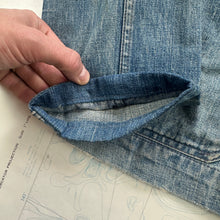 Load image into Gallery viewer, US Navy 1930s Denim Shawl Jacket - Size Medium
