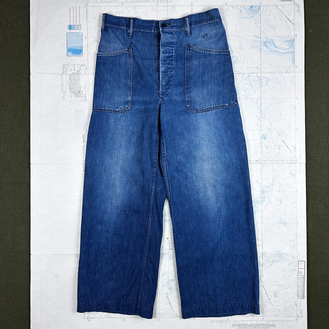 US Navy Pre/Early-War Denim Dungaree Pants