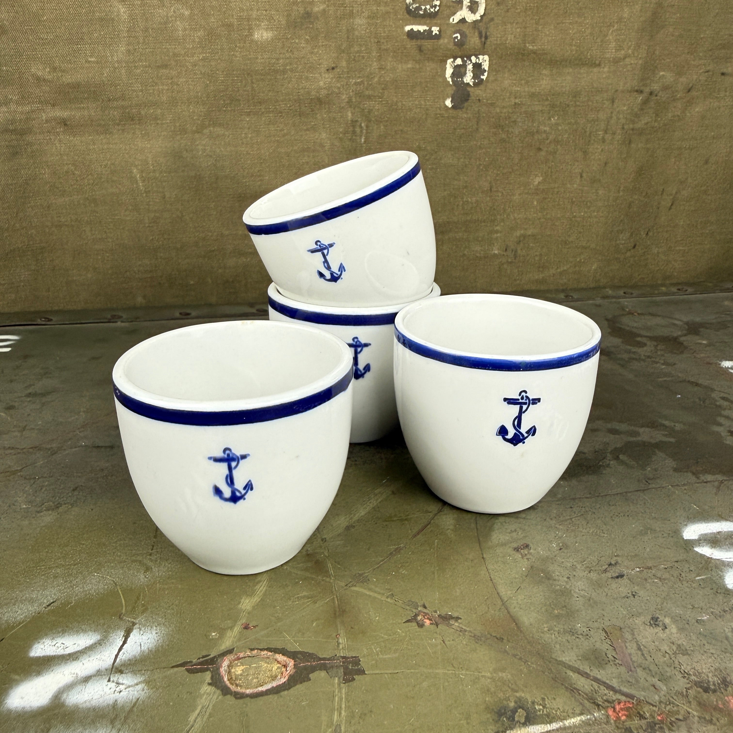 US Navy WW2 Demitasse Cup Set