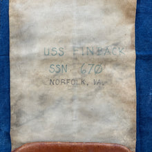 Load image into Gallery viewer, US Navy USS Finback Mailbag
