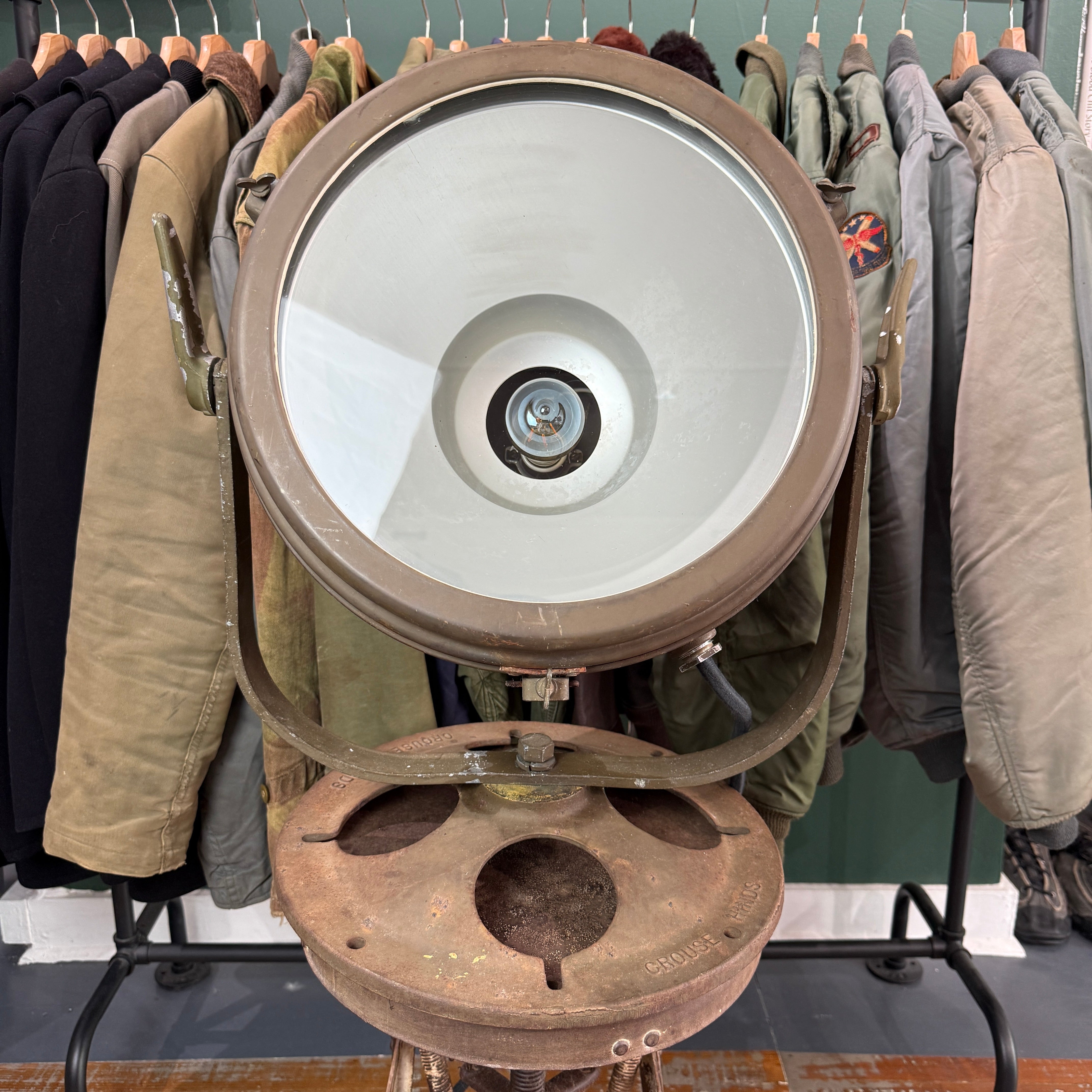 US Navy WW2 Crouse Hinds Floodlight