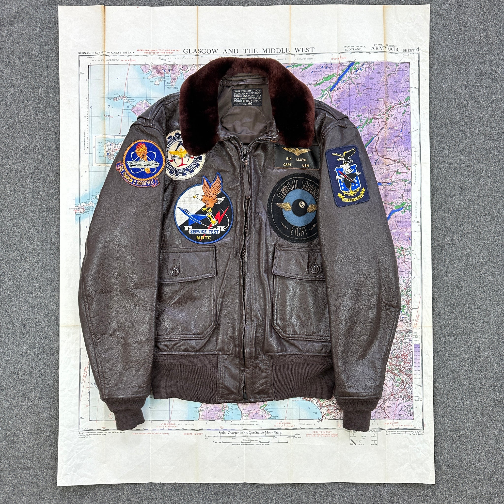 Navy flight jacket with patches best sale