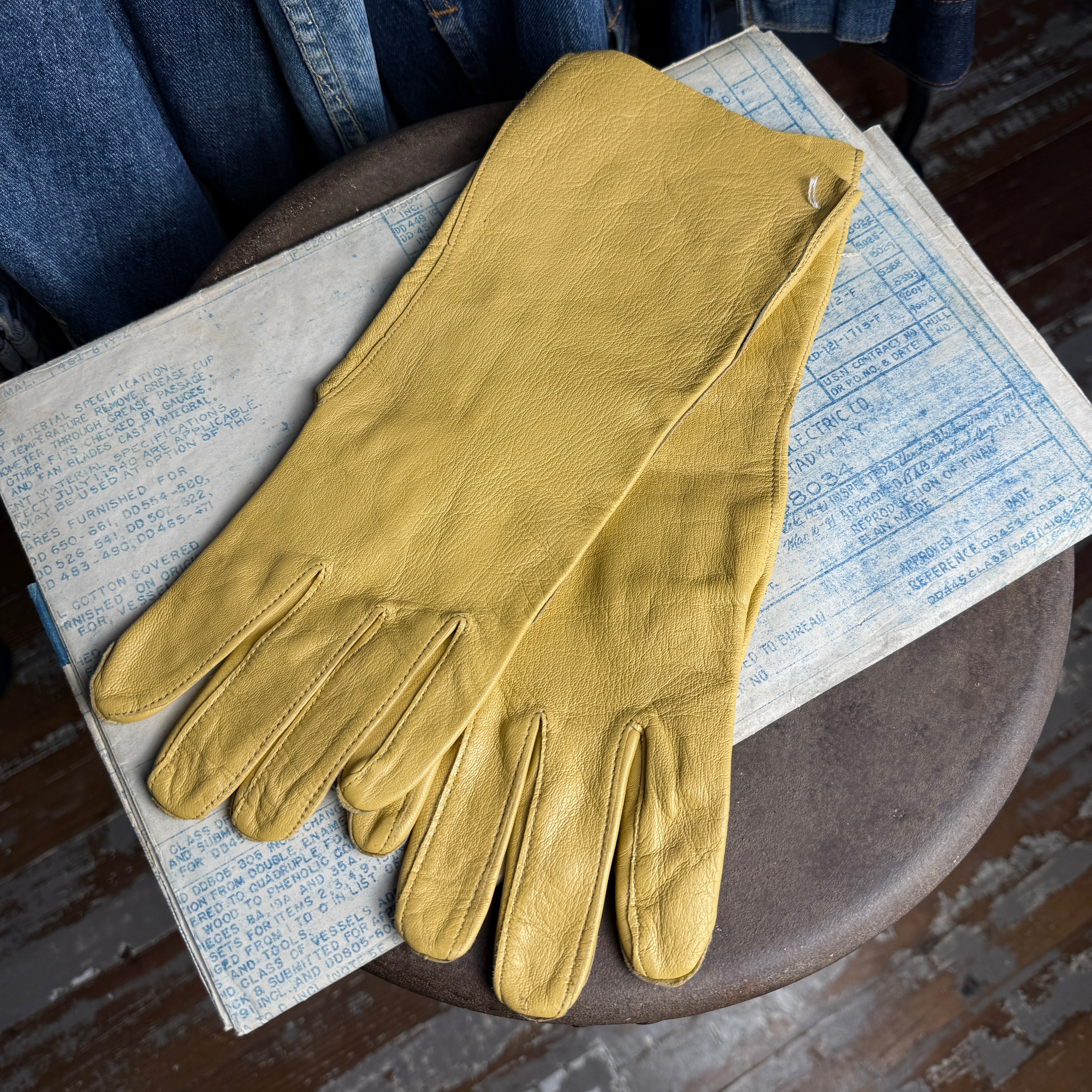 USAF Leather B-3A Flight Gloves