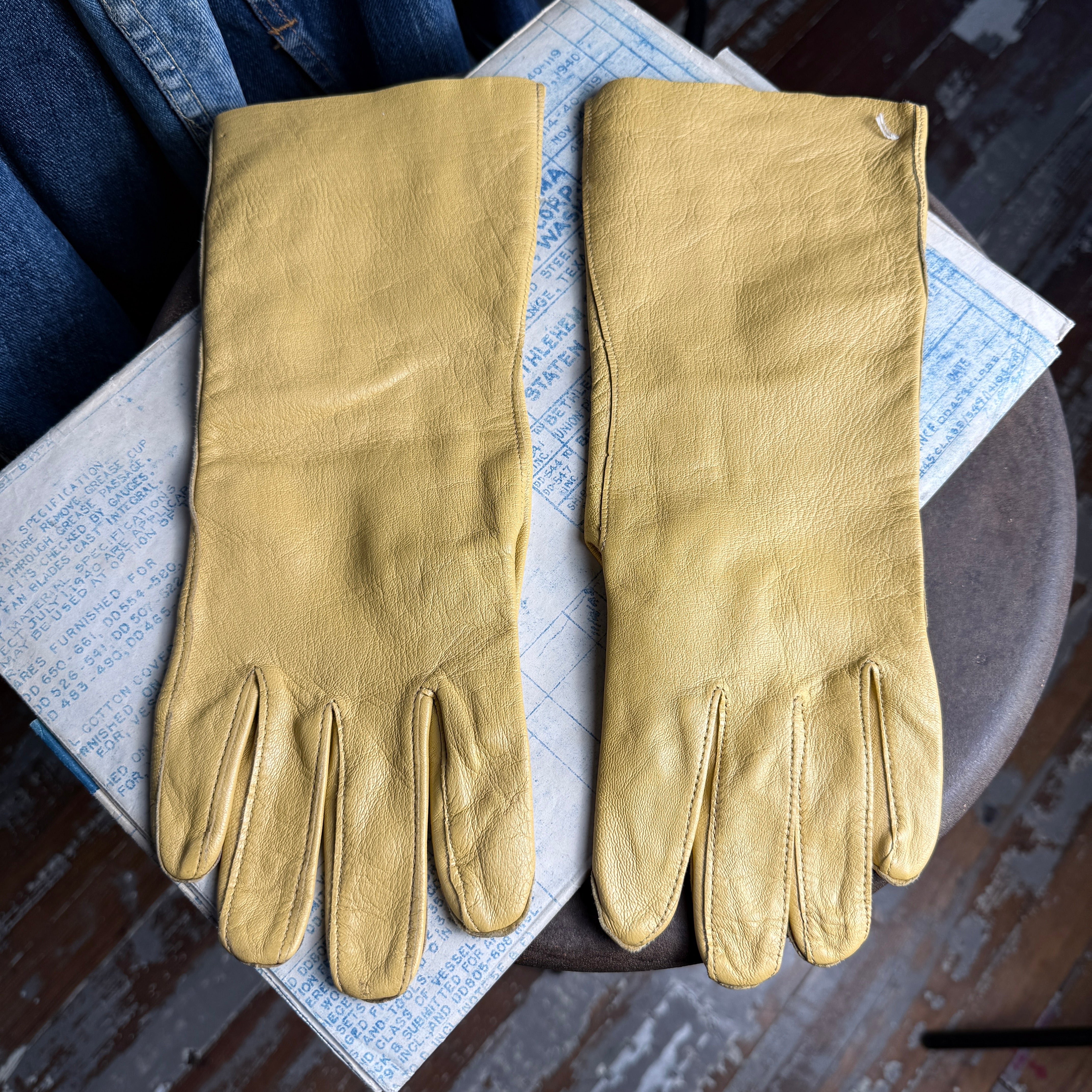 USAF Leather B-3A Flight Gloves