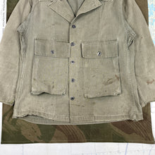 Load image into Gallery viewer, US Navy WW2 HBT Donut Button Shirt
