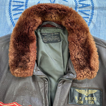 Load image into Gallery viewer, US Navy 1963 G1 Flight Jacket - Patched &amp; Named
