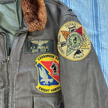 Load image into Gallery viewer, US Navy 1963 G1 Flight Jacket - Patched &amp; Named
