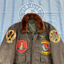 Load image into Gallery viewer, US Navy 1963 G1 Flight Jacket - Patched &amp; Named
