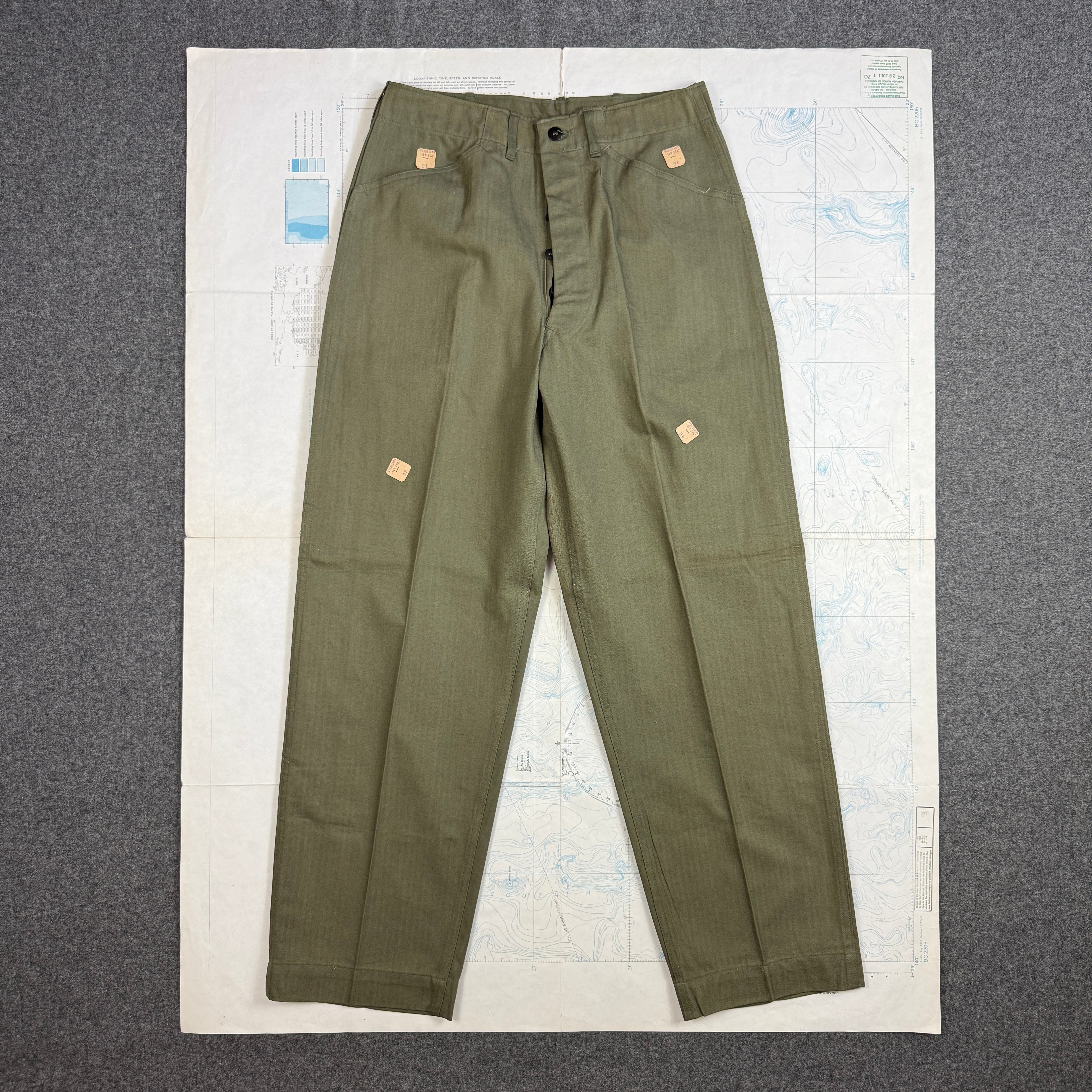 US Navy WW2 N3 Utility Pants - Deadstock