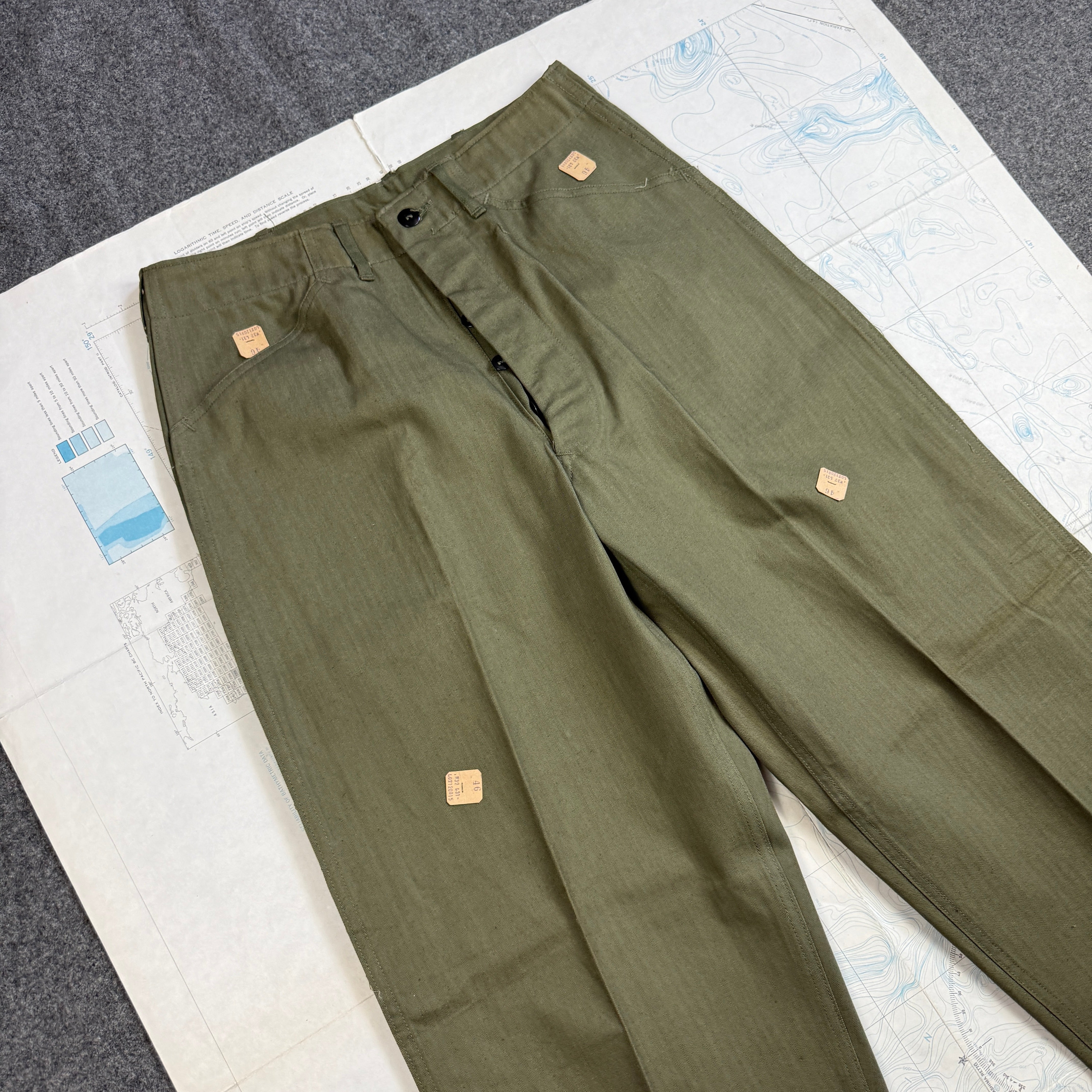 US Navy WW2 N3 Utility Pants - Deadstock