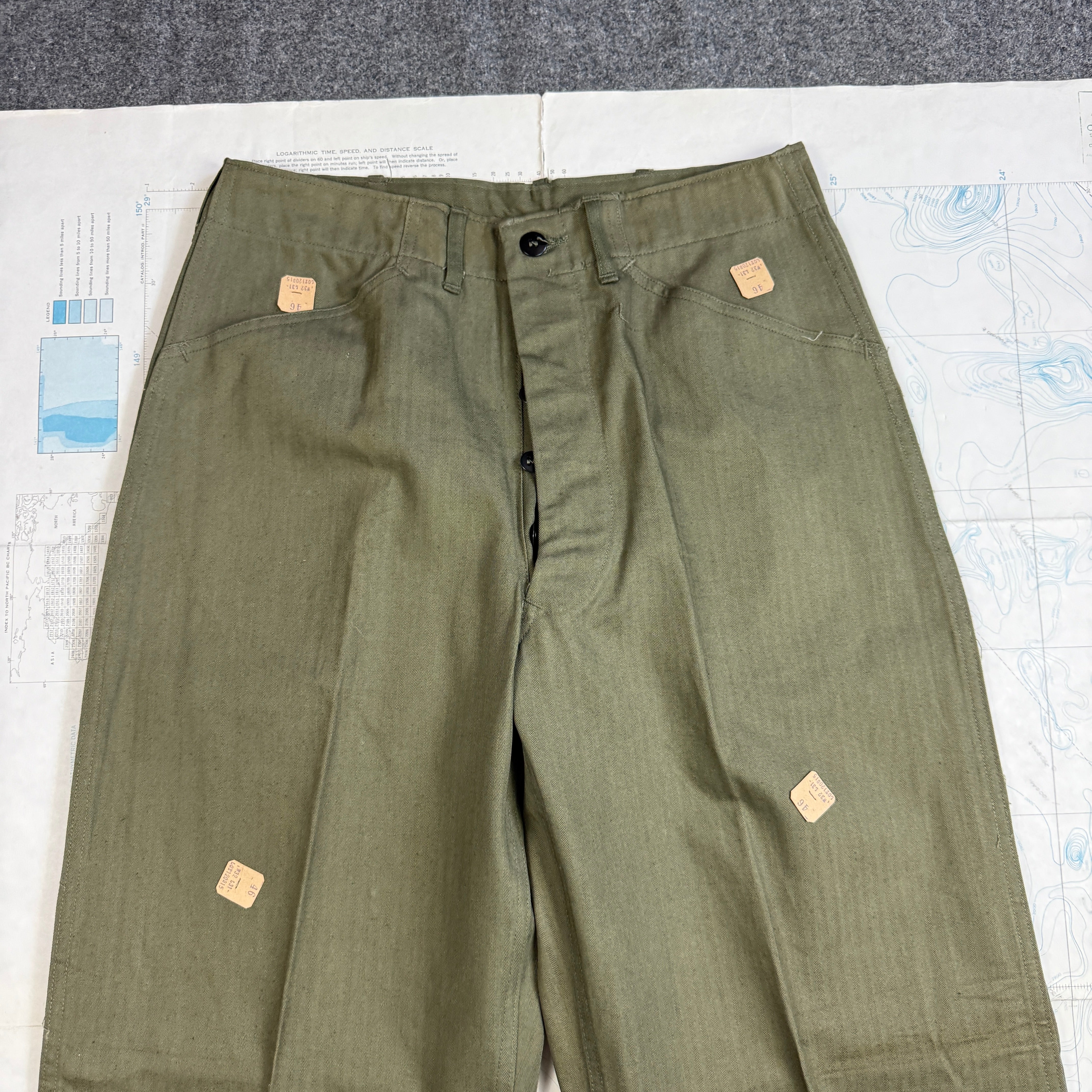 US Navy WW2 N3 Utility Pants - Deadstock