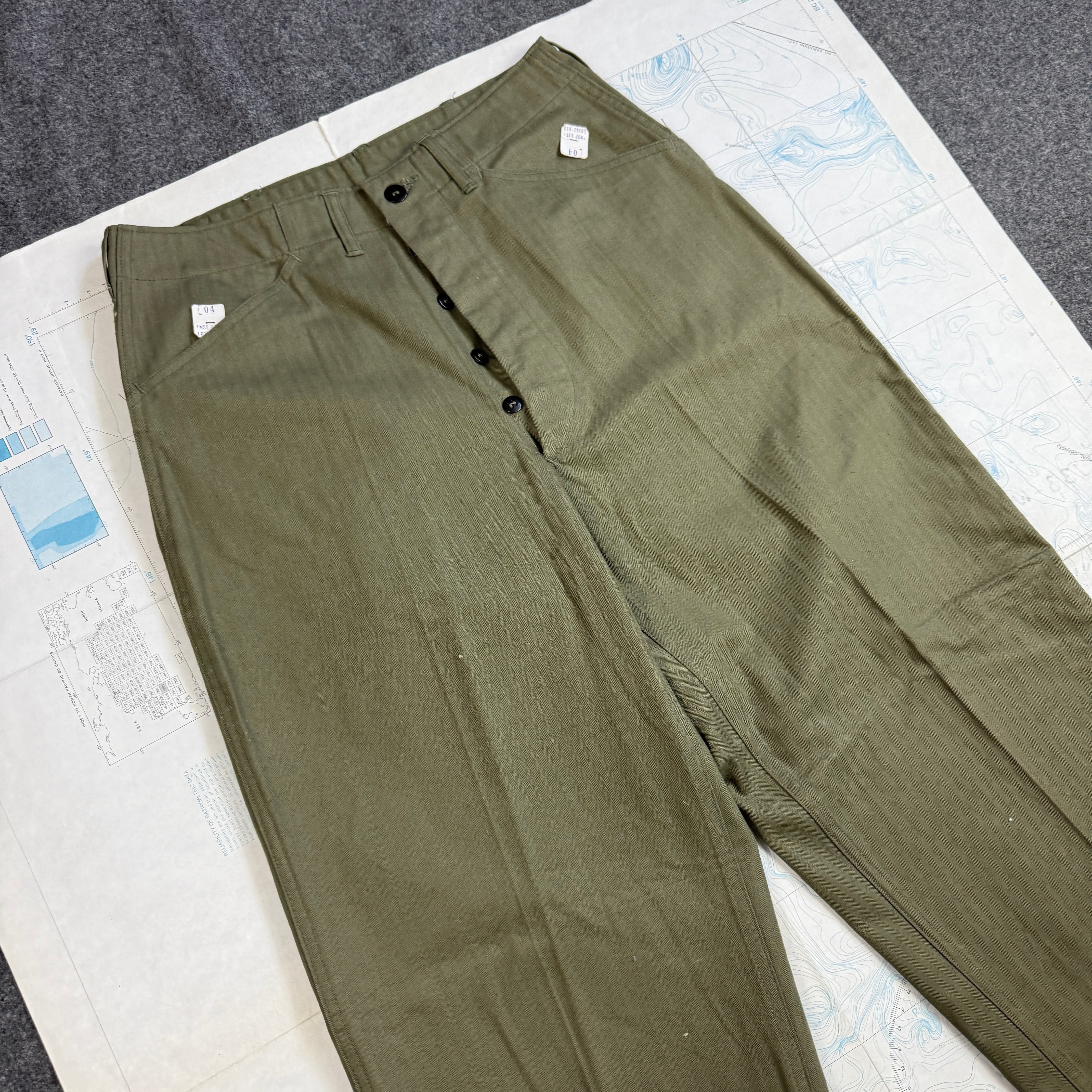 US Navy WW2 N3 Utility Pants - Deadstock