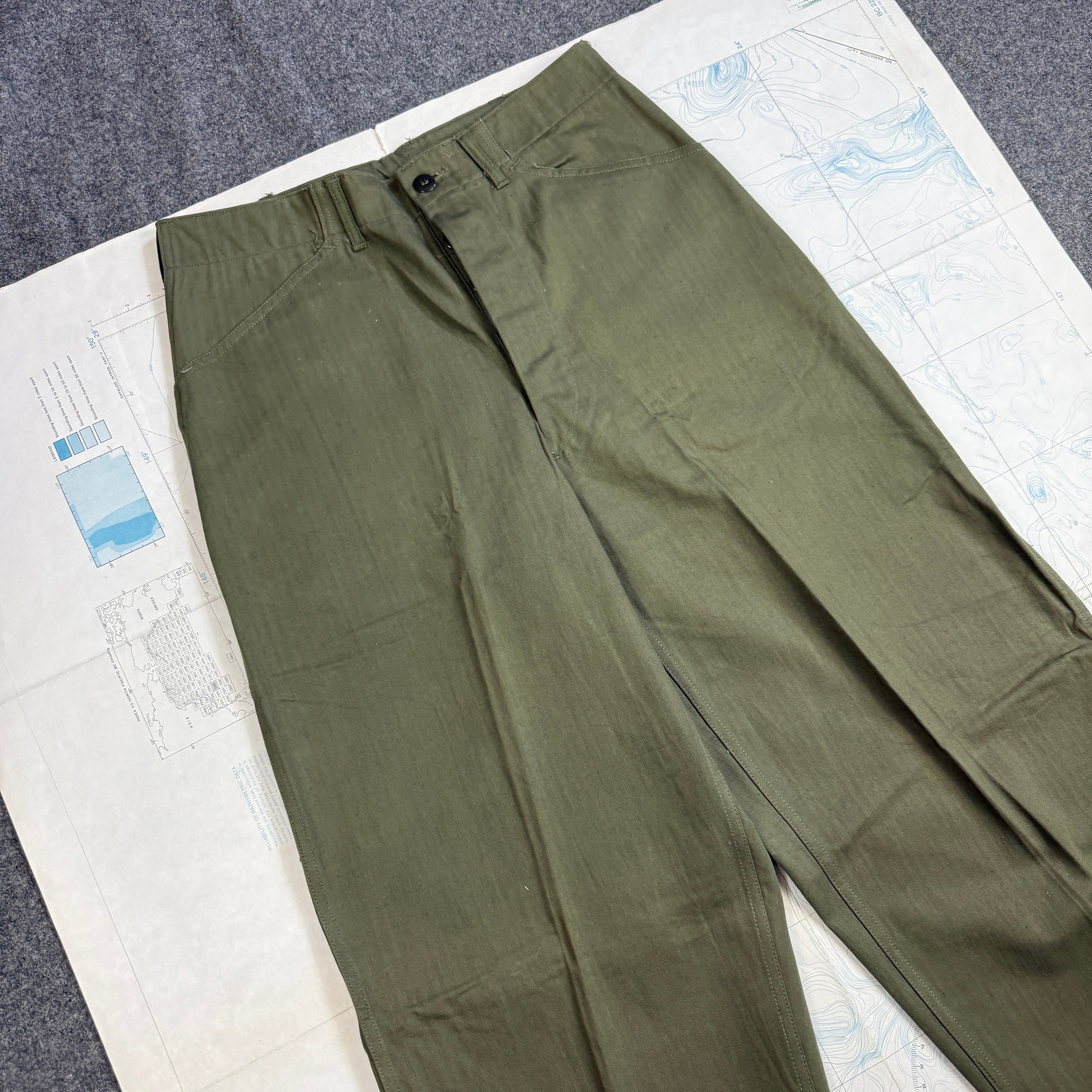 US Navy WW2 N3 Utility Pants - Deadstock