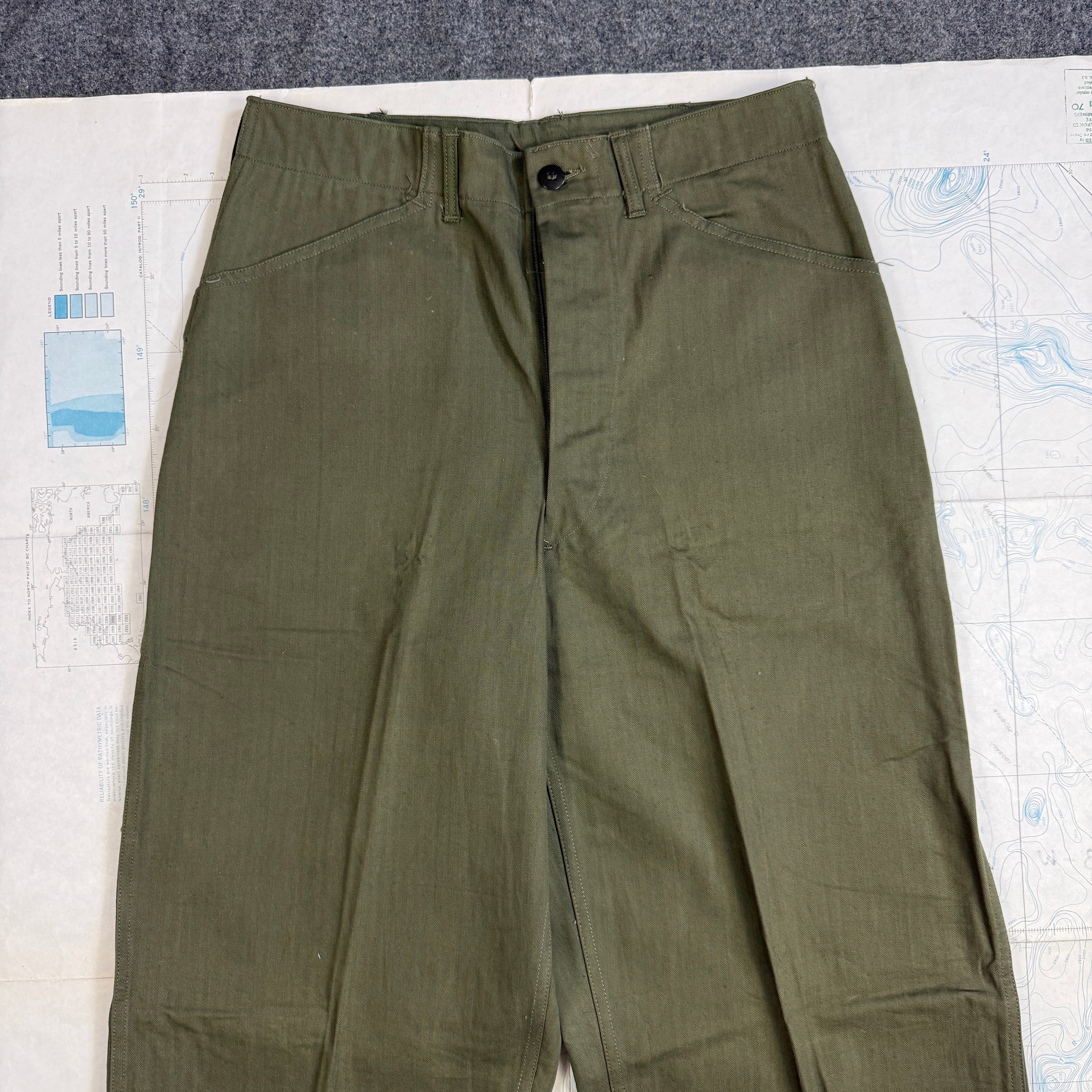 US Navy WW2 N3 Utility Pants - Deadstock