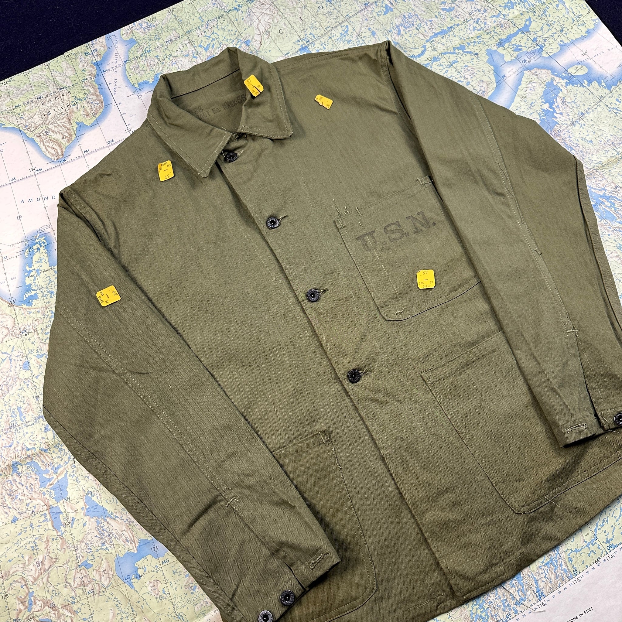 US Navy WW2 N3 Utility Jacket - Deadstock – The Major's Tailor