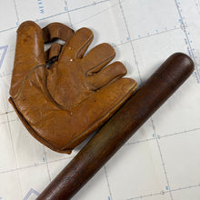 Load image into Gallery viewer, US Navy WW2 Softball Bat &amp; Mitt
