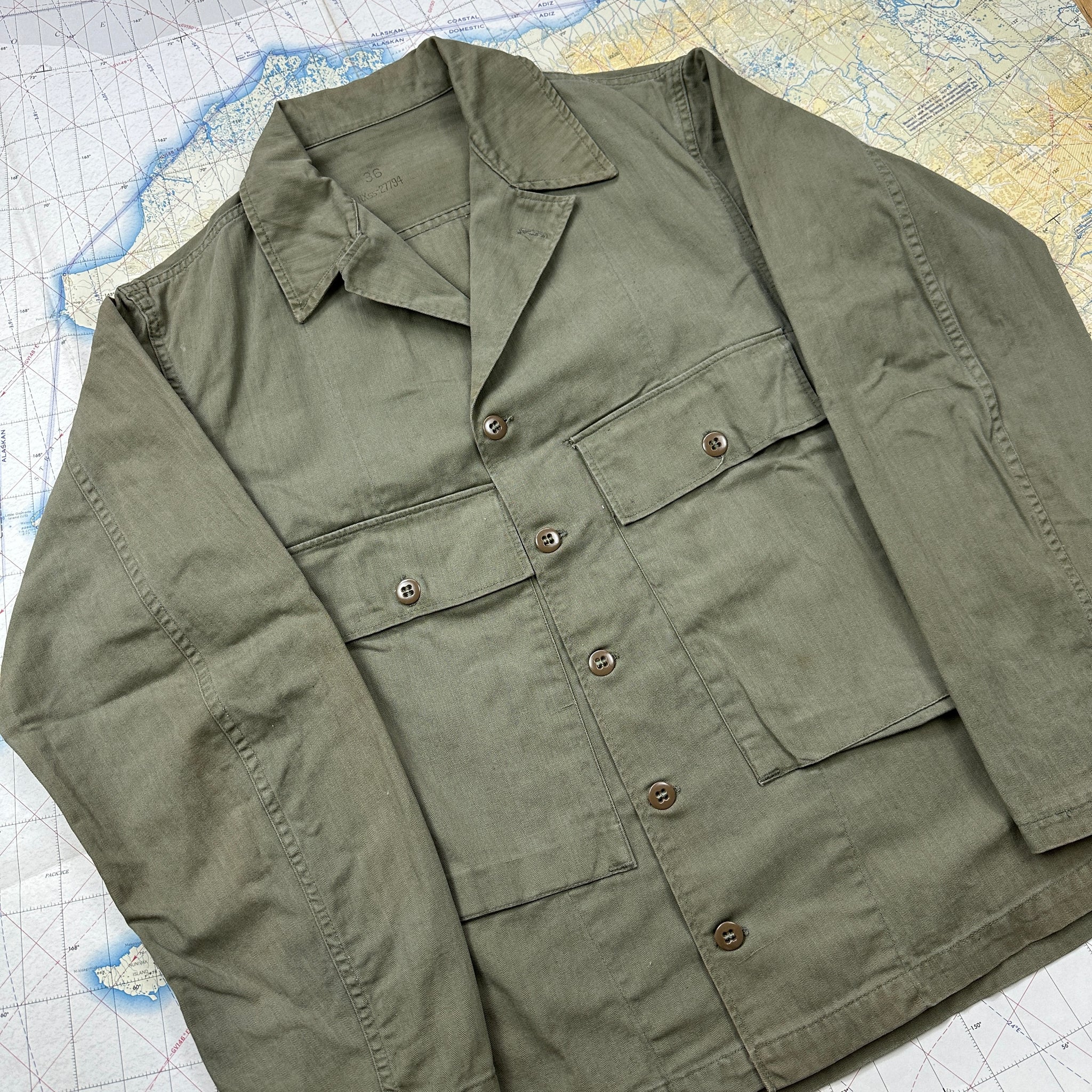 US Navy WW2 HBT Shirt – The Major