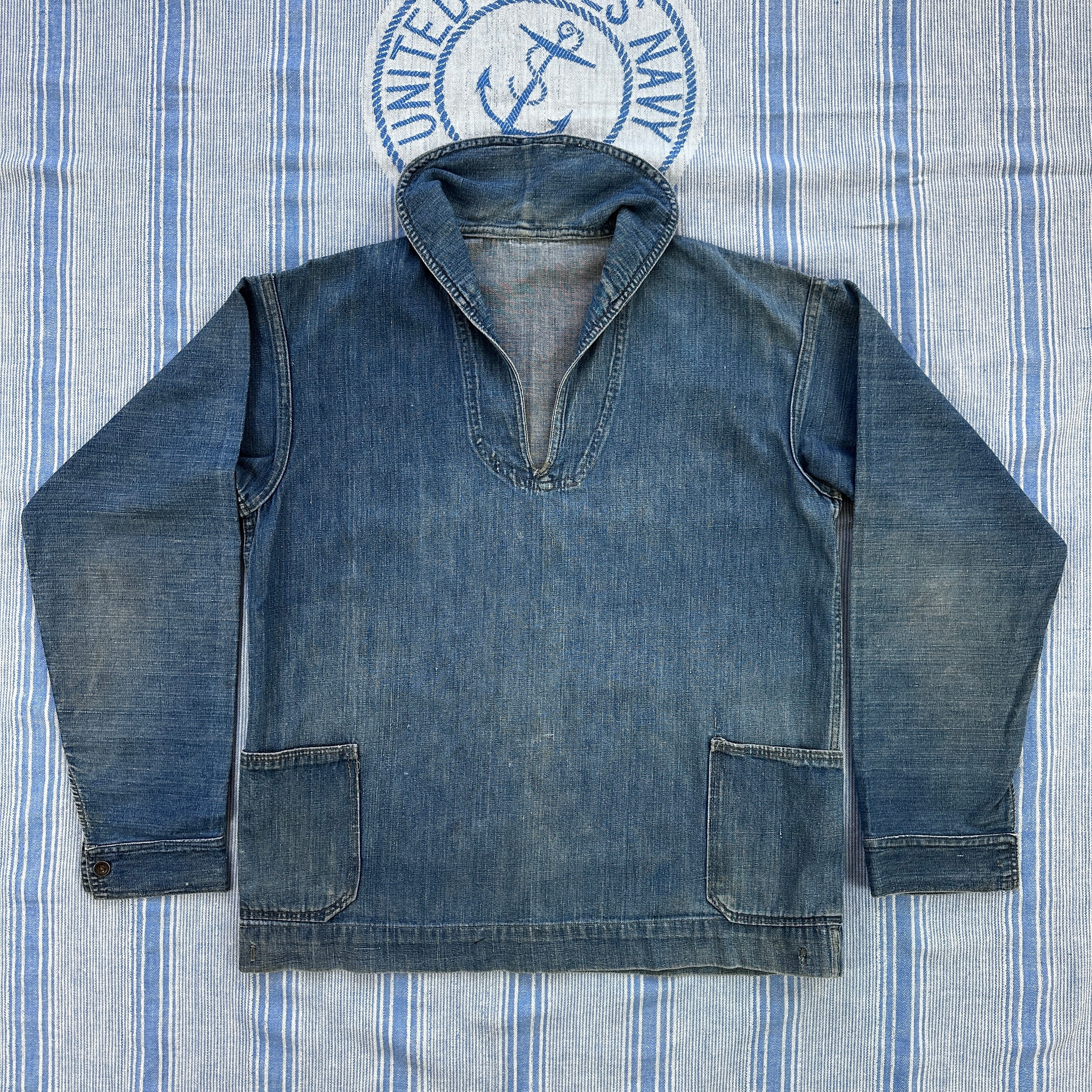 US Navy Pre-WW1 Denim Pullover