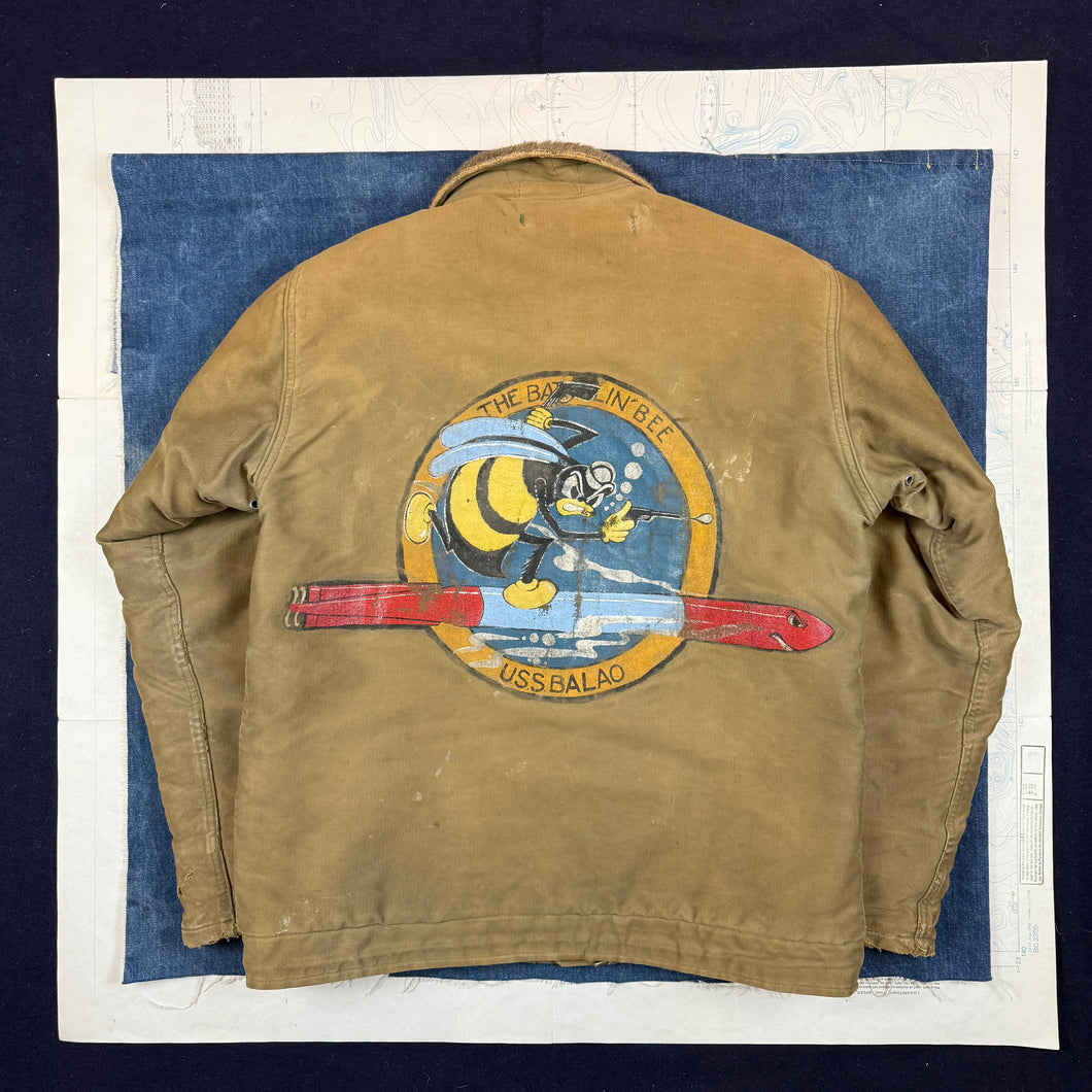 USS Balao Painted Back N1 Deck jacket