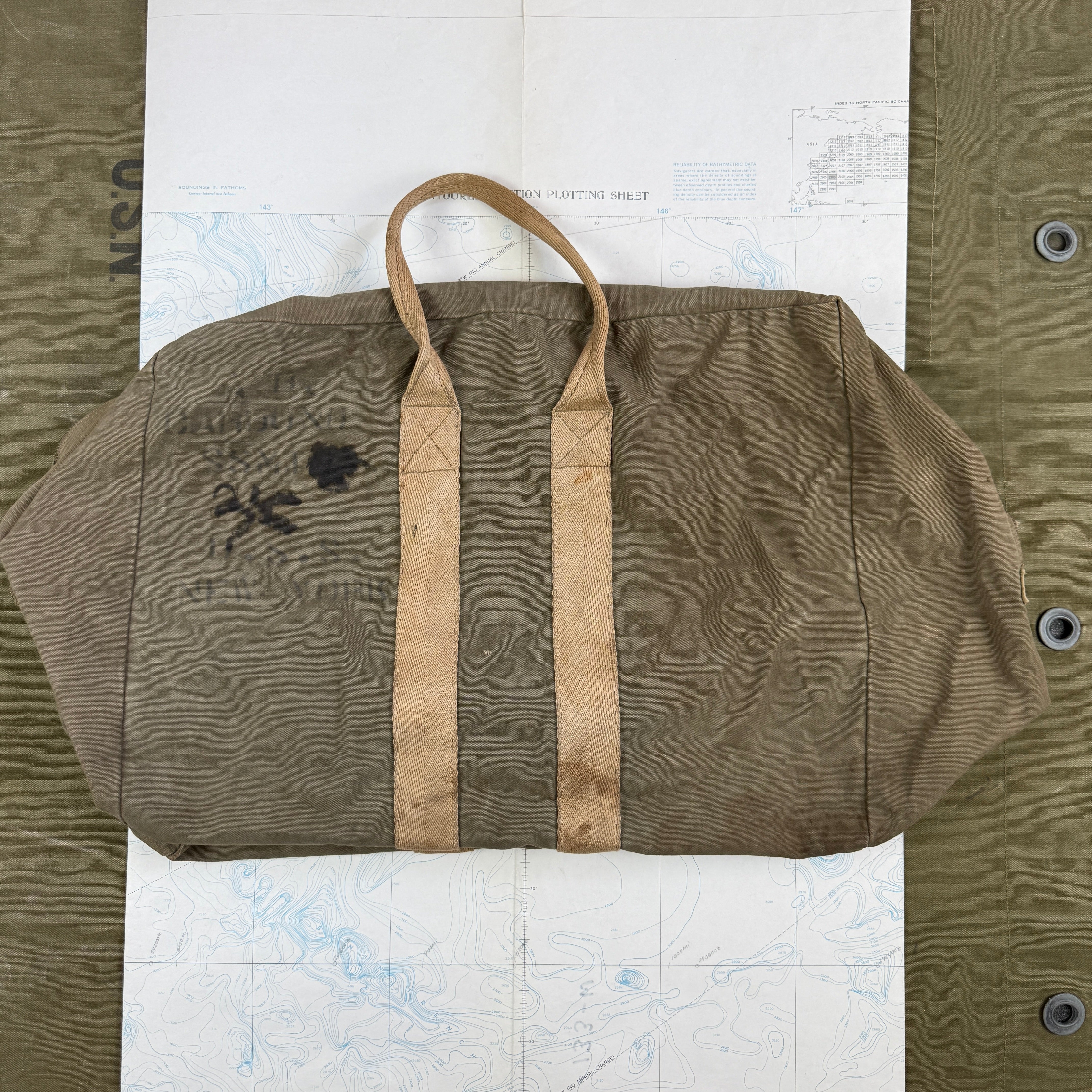 US Navy USS New York Parachute Bag