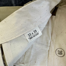 Load image into Gallery viewer, US Army 1962 Khaki Chino Trousers Deadstock
