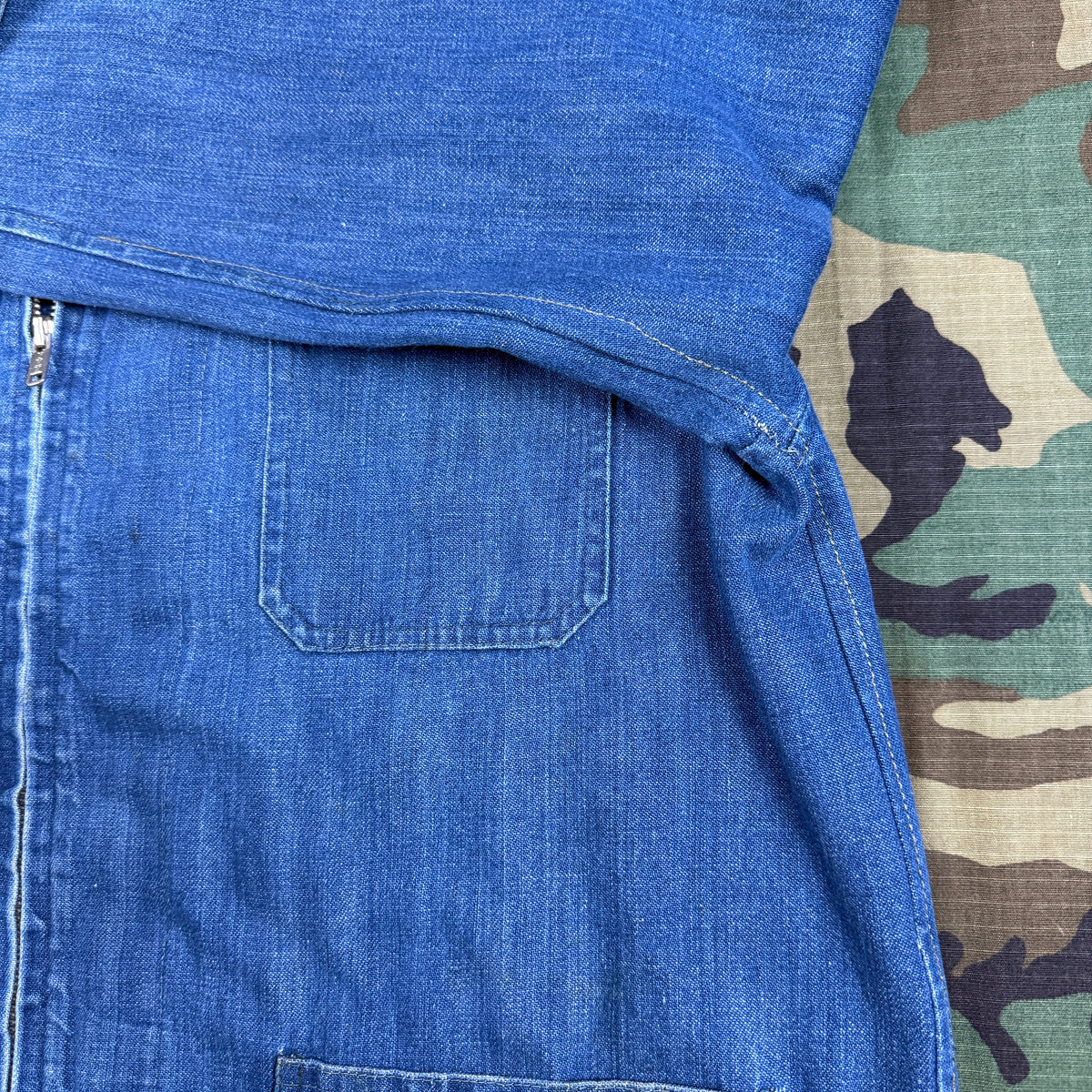 US Navy Vietnam Patched Denim Jacket