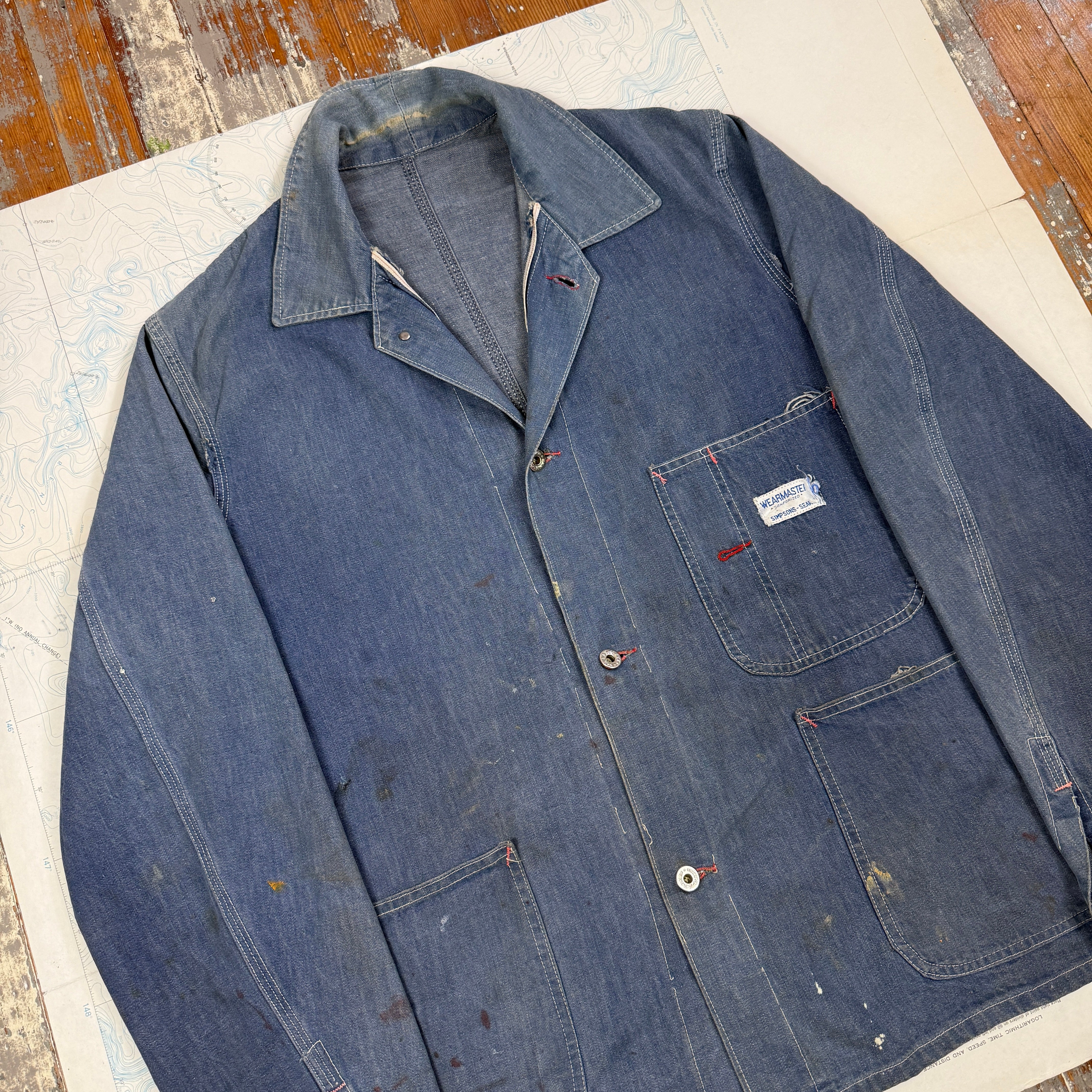 Sears Simpson Wearmaster Early 50s Chore Jacket