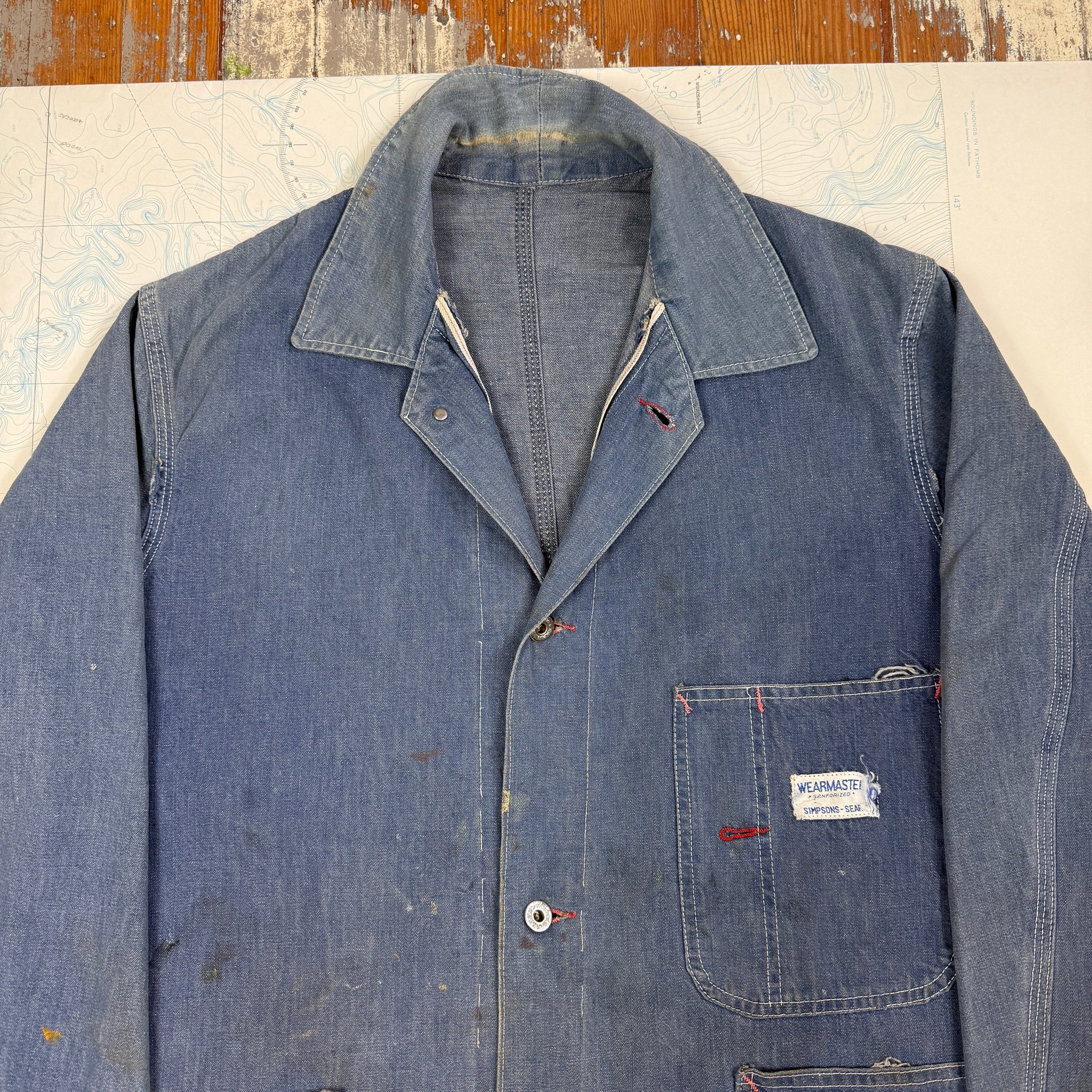 Sears Simpson Wearmaster Early 50s Chore Jacket – The Major's Tailor
