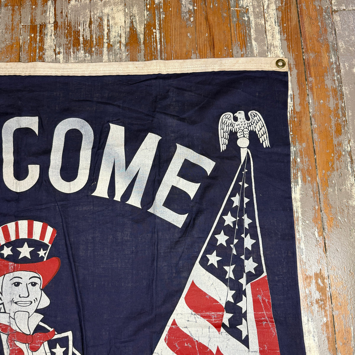 Uncle Sam WW2 Welcome Home Banner