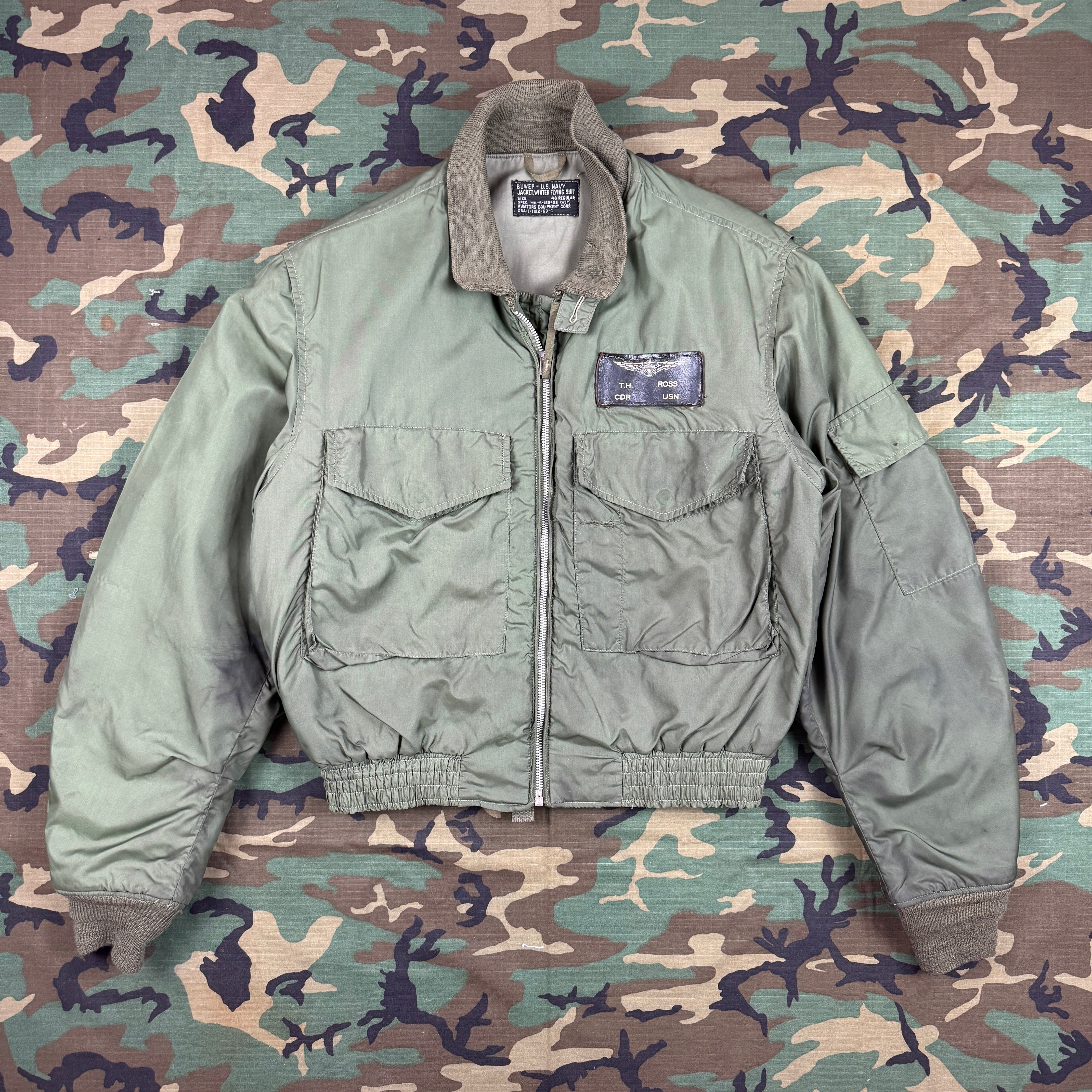 US Navy 1963 Winter Flying "WEP" Jacket - Very good Condition