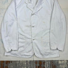 Load image into Gallery viewer, White Change Button 1930s/40s Work Jacket

