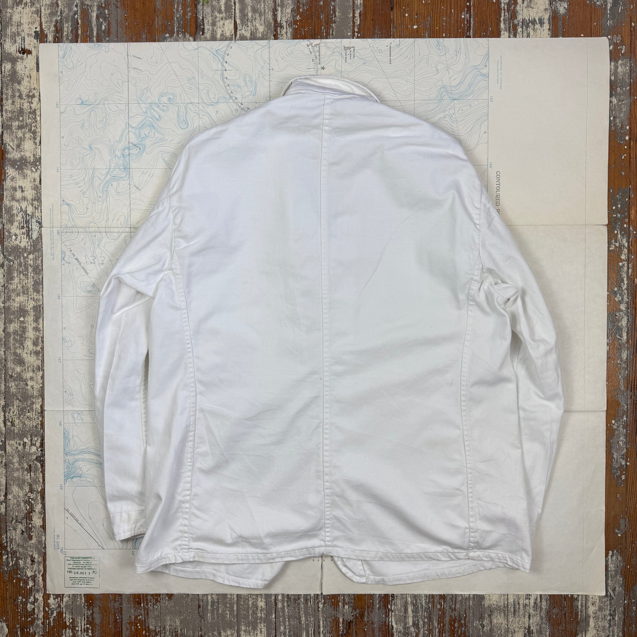 White Change Button 1930s/40s Work Jacket – The Major's Tailor