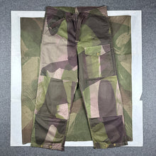 Load image into Gallery viewer, British Army WW2 Windproof Camo Trousers - Size 1 - Deadstock
